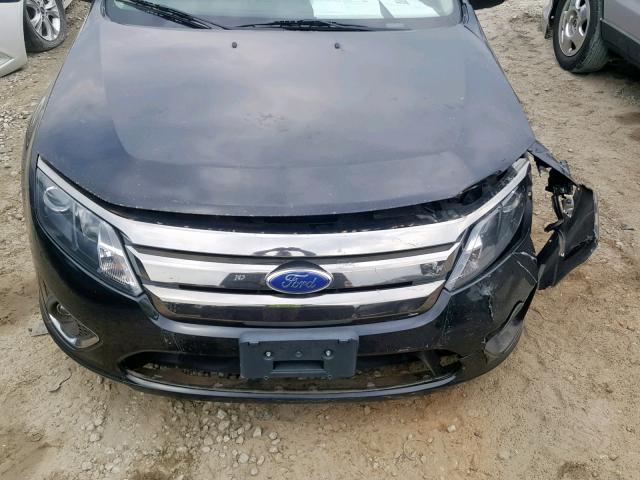 3FAHP0KC9BR290284 - 2011 FORD FUSION SPO BLACK photo 7