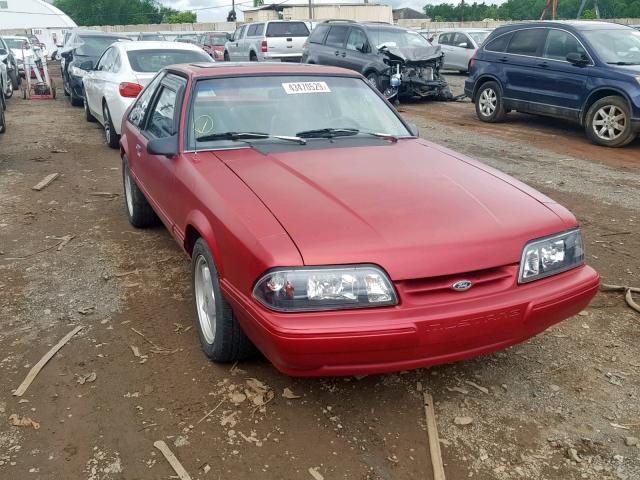 1FACP41E8PF110107 - 1993 FORD MUSTANG LX RED photo 1