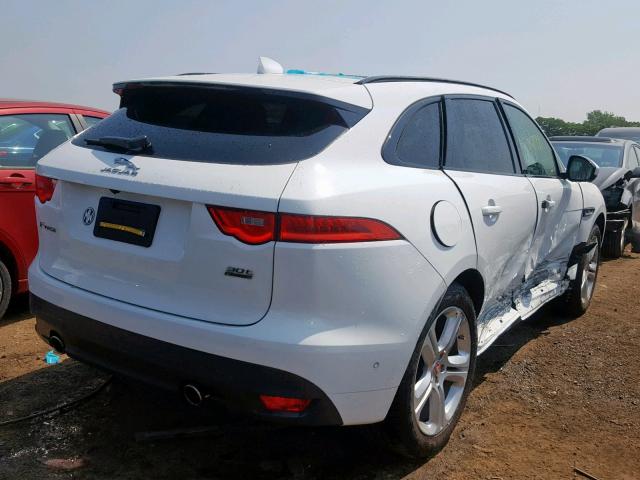 SADCL2GX0JA290839 - 2018 JAGUAR F-PACE R - WHITE photo 4