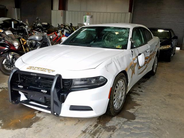 2C3CDXKT7KH514853 - 2019 DODGE CHARGER PO WHITE photo 2