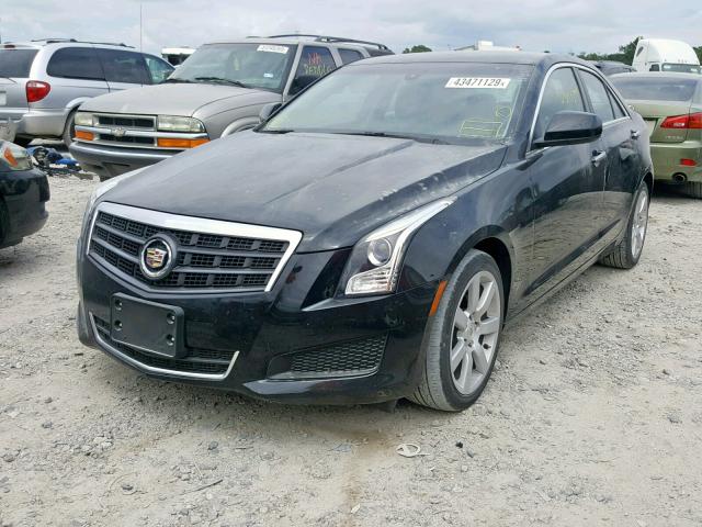 1G6AA5RAXE0100627 - 2014 CADILLAC ATS BLACK photo 2