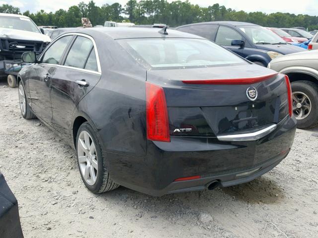 1G6AA5RAXE0100627 - 2014 CADILLAC ATS BLACK photo 3