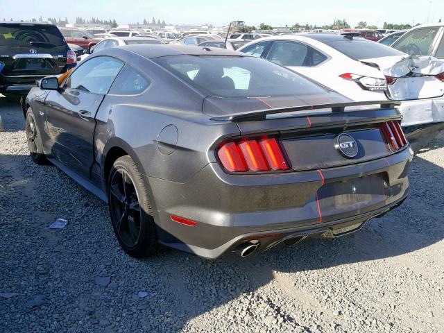 1FA6P8CF8H5331045 - 2017 FORD MUSTANG GT CHARCOAL photo 3