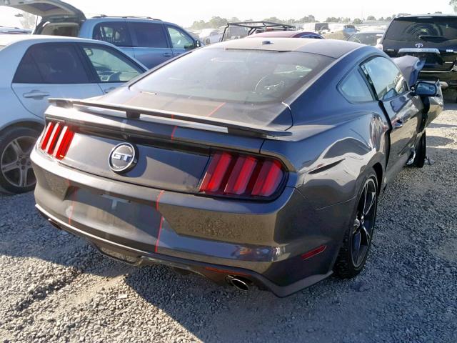 1FA6P8CF8H5331045 - 2017 FORD MUSTANG GT CHARCOAL photo 4