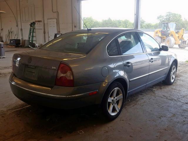 WVWRH63B14P107765 - 2004 VOLKSWAGEN PASSAT GLX GRAY photo 4