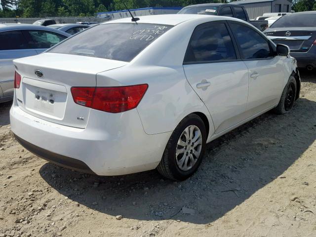 KNAFU4A23C5606029 - 2012 KIA FORTE EX WHITE photo 6