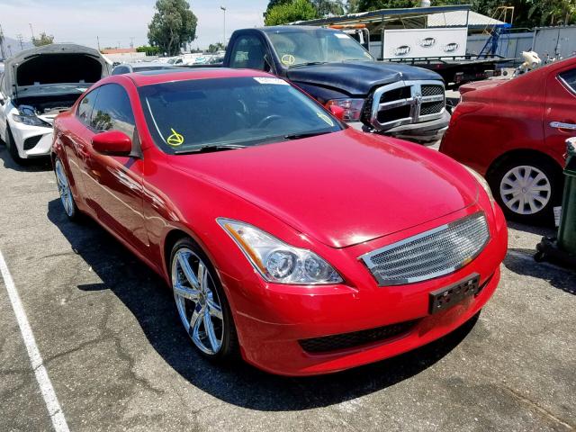 JNKCV64E78M119917 - 2008 INFINITI G37 BASE RED photo 1