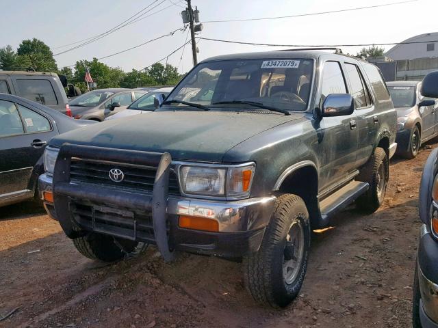 JT3VN39WXR0166172 - 1994 TOYOTA 4RUNNER VN GREEN photo 2