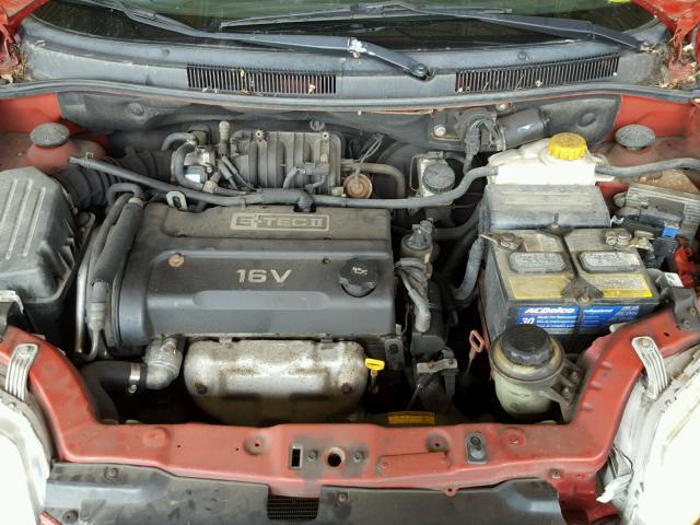 KL1TD66646B598193 - 2006 CHEVROLET AVEO BASE Qırmızı foto 7