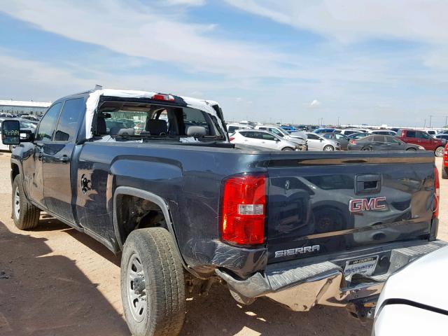 1GT42TCY0KF159695 - 2019 GMC SIERRA K35 BLUE photo 3