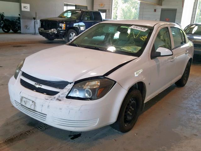 1G1AT58H597186327 - 2009 CHEVROLET COBALT LT WHITE photo 2