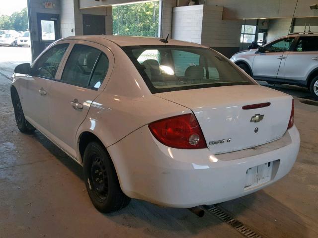 1G1AT58H597186327 - 2009 CHEVROLET COBALT LT WHITE photo 3