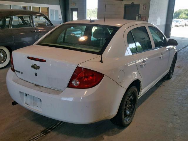 1G1AT58H597186327 - 2009 CHEVROLET COBALT LT WHITE photo 4