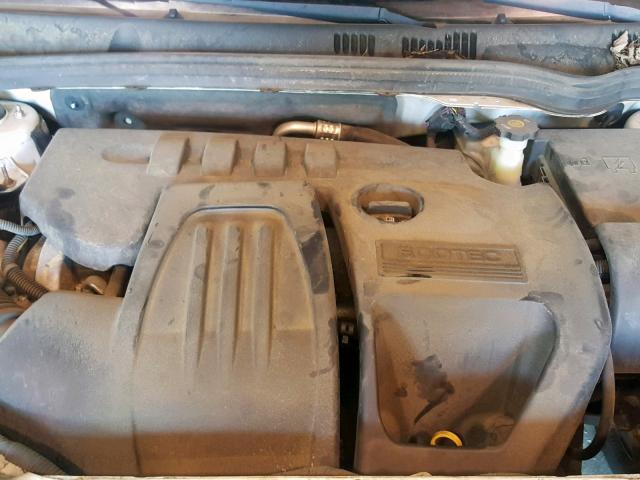 1G1AT58H597186327 - 2009 CHEVROLET COBALT LT WHITE photo 7