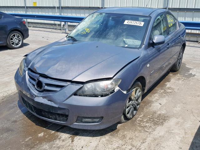 JM1BK323271701526 - 2007 MAZDA 3 S GRAY photo 2