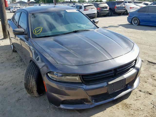 2C3CDXHG2HH509966 - 2017 DODGE CHARGER SX GRAY photo 1