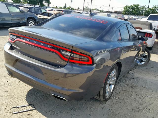 2C3CDXHG2HH509966 - 2017 DODGE CHARGER SX GRAY photo 4