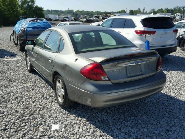 1FAHP56S72A230299 - 2002 FORD TAURUS SEL SILVER photo 3