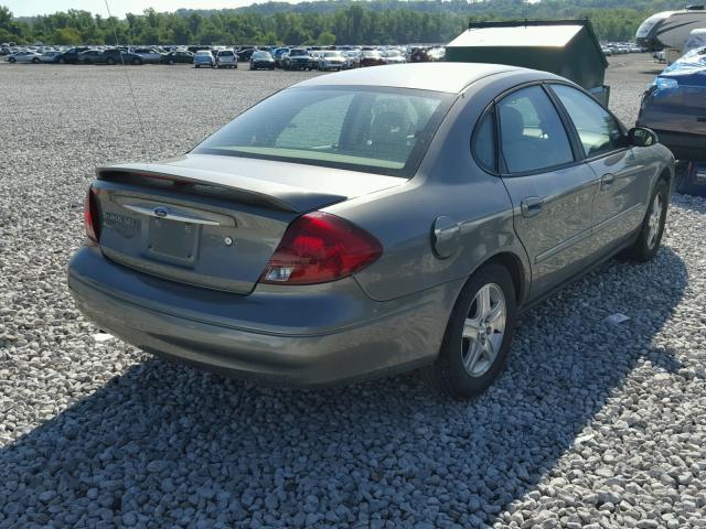 1FAHP56S72A230299 - 2002 FORD TAURUS SEL SILVER photo 4