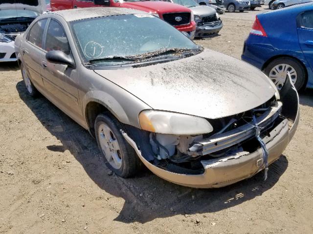 1B3EL46R62N193532 - 2002 DODGE STRATUS SE GOLD photo 1