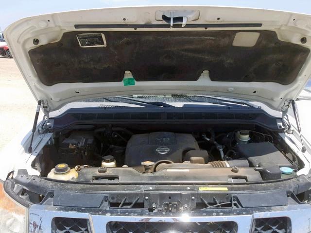 5N1BA08D38N627251 - 2008 NISSAN ARMADA SE WHITE photo 7