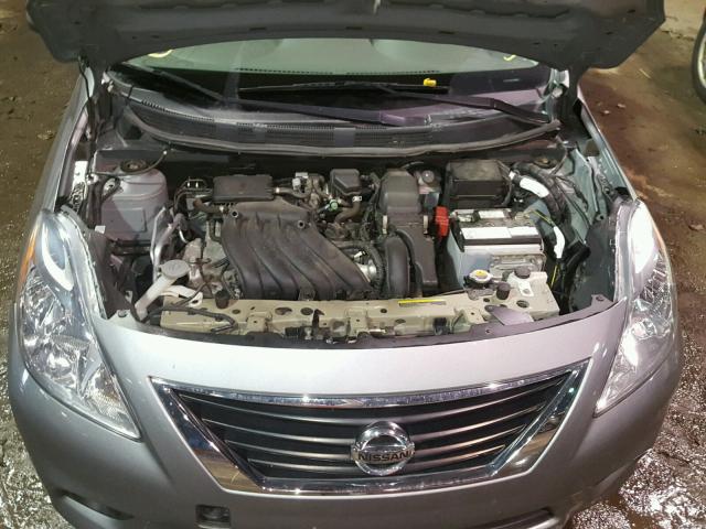 3N1CN7AP6CL935813 - 2012 NISSAN VERSA S SILVER photo 7