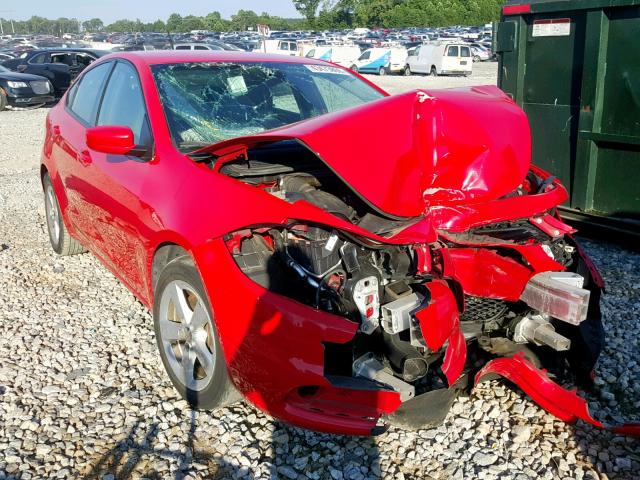 1C3CDFBA9GD720544 - 2016 DODGE DART SXT RED photo 1