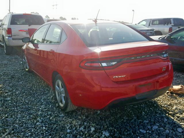 1C3CDFBA9GD720544 - 2016 DODGE DART SXT RED photo 3