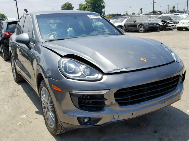 WP1AB2A28HLA51037 - 2017 PORSCHE CAYENNE S GRAY photo 1