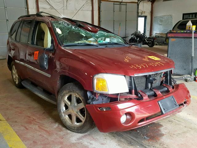 1GKDT13S172299707 - 2007 GMC ENVOY RED photo 1