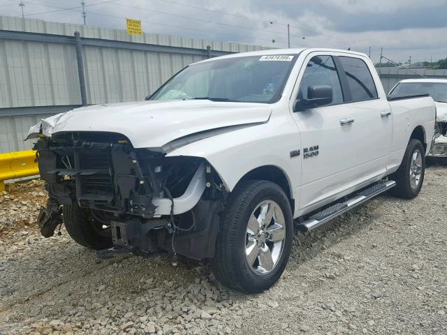 1C6RR7TT6GS340108 - 2016 RAM 1500 SLT WHITE photo 2