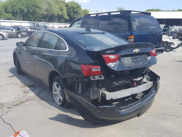 1G1ZB5ST7GF281591 - 2016 CHEVROLET MALIBU LS 黑色 照片 3