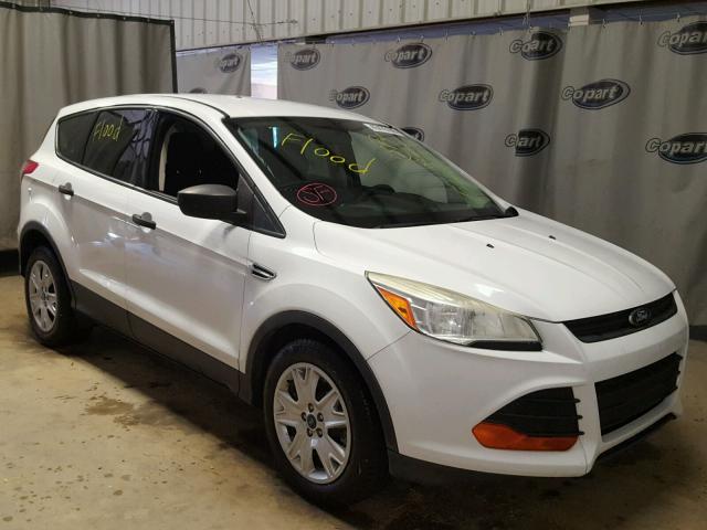 1FMCU0F7XDUC48370 - 2013 FORD ESCAPE S WHITE photo 1