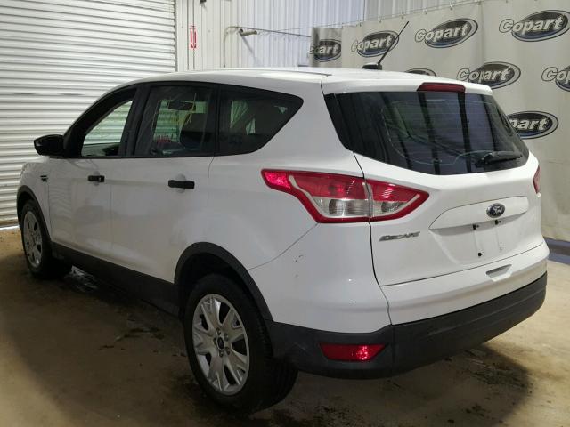 1FMCU0F7XDUC48370 - 2013 FORD ESCAPE S WHITE photo 3