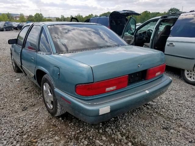 2G4WB52M9S1414916 - 1995 BUICK REGAL CUST TURQUOISE photo 3