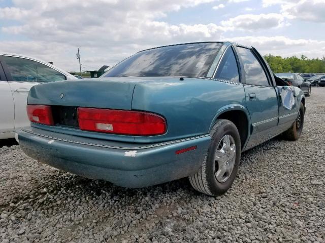 2G4WB52M9S1414916 - 1995 BUICK REGAL CUST TURQUOISE photo 4