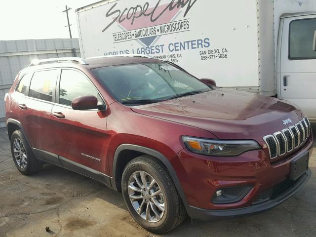 1C4PJLLB9KD145527 - 2019 JEEP CHEROKEE L RED photo 1