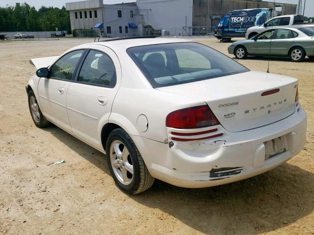 1B3EL46R15N514879 - 2005 DODGE STRATUS SX WHITE photo 3