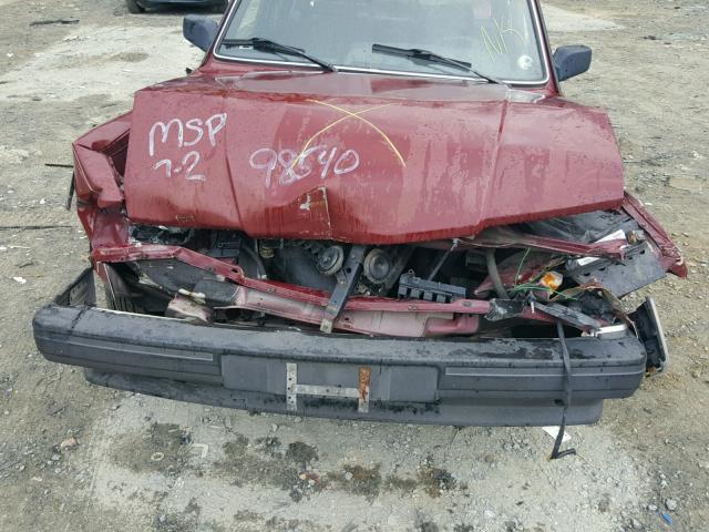 YV1AA8849L1390547 - 1990 VOLVO 240 BASE MAROON photo 10