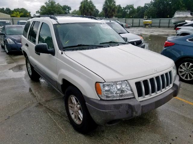 1J4GX48S74C150578 - 2004 JEEP GRAND CHER WHITE photo 1