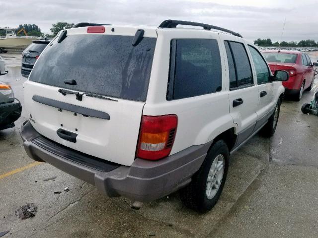 1J4GX48S74C150578 - 2004 JEEP GRAND CHER WHITE photo 4