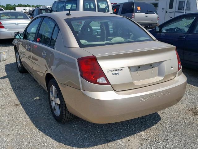 1G8AL55F76Z126747 - 2006 SATURN ION LEVEL GOLD photo 3