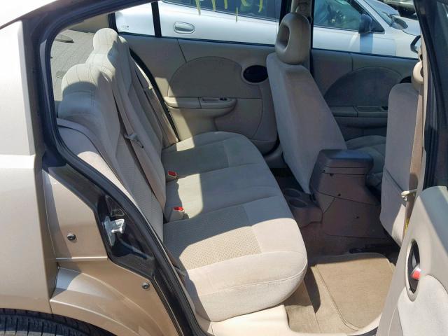 1G8AL55F76Z126747 - 2006 SATURN ION LEVEL GOLD photo 6