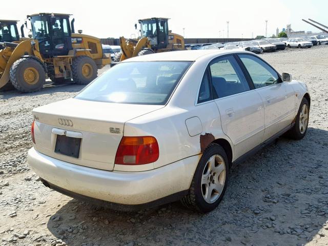 WAUEA88DXVA091706 - 1997 AUDI A4 2.8 QUA WHITE photo 4