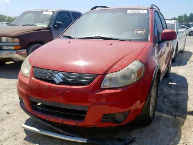 JS2YB413575104676 - 2007 SUZUKI SX4 RED photo 2