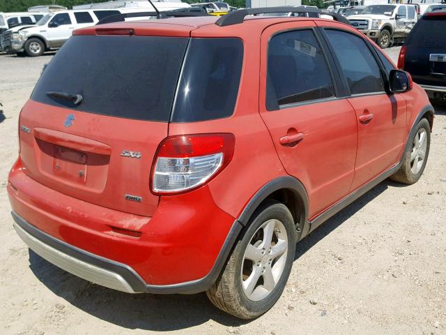 JS2YB413575104676 - 2007 SUZUKI SX4 RED photo 4