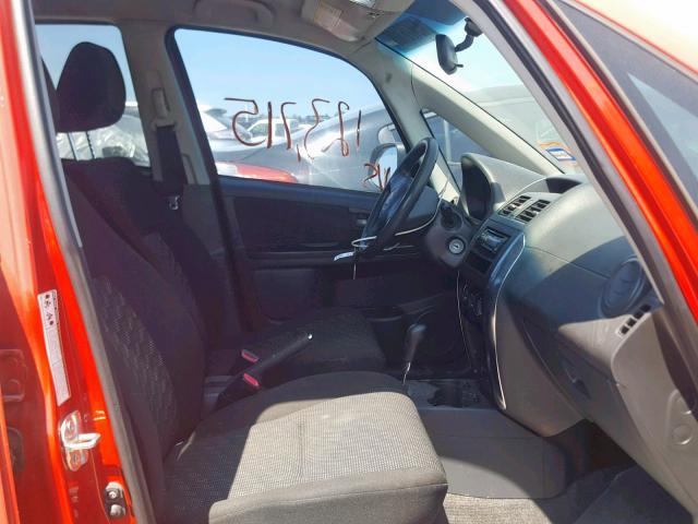 JS2YB413575104676 - 2007 SUZUKI SX4 RED photo 5