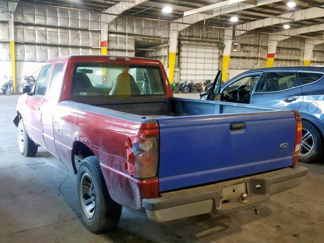 1FTYR14V8XPB31408 - 1999 FORD RANGER SUP RED photo 3