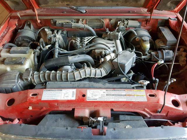 1FTYR14V8XPB31408 - 1999 FORD RANGER SUP RED photo 7