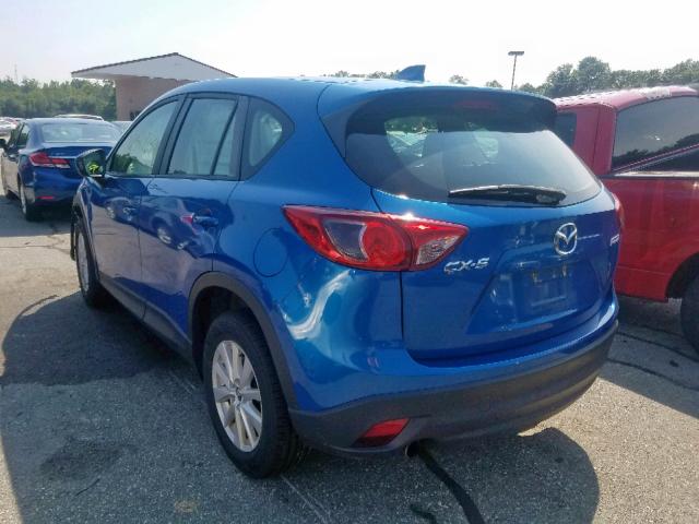 JM3KE2BE3D0121116 - 2013 MAZDA CX-5 SPORT BLUE photo 3